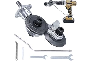 Xiciki Electric Drill Plate Cutter, Metal Nibbler Drill Attachment for Fast and Precise Cutting of Iron, Steel, Copper, Aluminum