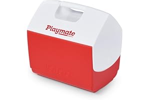 IGLOO - Outdoor Playmate Elite Cool Box, czerwony i biały - 15 litrów