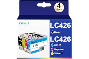 ‎KEENKLE KEENKLE LC426 Patronen Kompatibel für Druckerpatronen Brother LC426 LC426XL LC-426XL LC-426XLVAL LC426XLVAL Multipack für Brother MFC-J4340DW MFC-J4540DW MFC-J4540DWXL (4er-Pack)