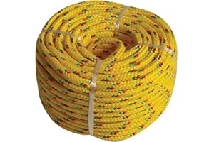 Veto Kunststoffseil Polypropylen 20MX6MM verstellbar Gelb