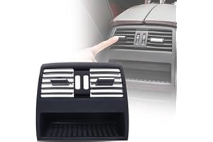 HISports Rejilla de ventilación Trasera AC Ventilación de Repuesto Consola de Ventilador Accesorios de Rejilla de ventilación compatibles con F10 F11 520 523 525 528 530 535 550 2010-2016