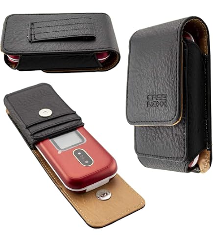 Housse Cuir Avec Clip Ceinture Pour Doro 6620/6621 - Protection Premium Avec Fenêtre