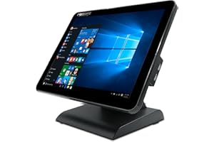 POSSAFE Windows POS Terminal with 15” LED Touchscreen, Intel i5 Processor, 8GB RAM, 128GB SSD – Integrated Hardware System Point of Sale for Retail & Restaurant