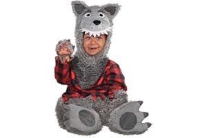 amscan Babys Toddlers Baby Werewolf Halloween Fancy Dress Costume
