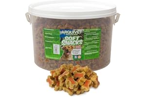 Arquivet Soft Snacks Duo de Saumon et Riz, 4,8 kg (Lot de 1)