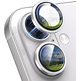 MADNOVA Apple iPhone 17 i&ccedil;in Kamera Koruyucu İphone Al&uuml;minyum Alaşım &Ccedil;er&ccedil;eveli Tempered Glass iPhone Kamera Lens Koruyucu (G&Uuml;