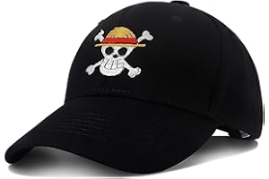 Roffatide Anime One Piece Casquette de Baseball Réglable Chapeau de Baseball en Coton Brodé Hommes Femmes