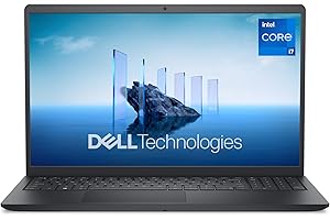 Dell 15 Portátil DC15250 – 15,6" FHD 120Hz, Intel Core i7-1355U, Gráficos Intel UHD, 16GB RAM, 512GB SSD, Webcam HD, Windows 11 Home, Teclado QWERTY Español, Color Negro