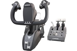 Thrustmaster TCA Yoke Pack Boeing Edition - Yoke y Quadrant para Xbox Series X|S/Xbox One/PC - Licencia Oficial Boeing