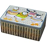 Woolly Puffins Rectangular Tin Size 14.5cm x 9.5cm