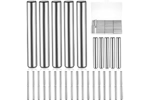 46 stycken hyllstöd 6 mm, cylinderpennor Ø 6 x 40 mm, hyllpennor, hyllhållare, hyllhållare, hyllstöd, pennor för hyllor klädskåp hyllkonsol
