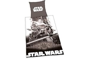 Herding Bedding Set, Cotton, Grey, 80 x 80 cm, 135 x 200 cm