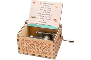 MICTENEY Inspiradores Regalos para Niños Mujeres,Caja de Música Regalo Niña 10 años Hija,Regalo Original Cumpleaños Navidad Graduación para Niños