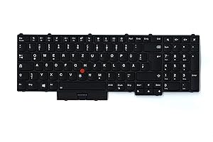 TellusRem ersatztastatur Deutsche Hintergrundbeleuchtung für Lenovo Thinkpad P51 P71