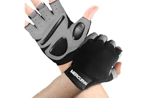 MERCURYAL Pack de 2 Guantes Gimnasio Hombre - Guantes de Gimnasio para Entrenamiento de Fitness, Dominadas, Gimnasio - Guantes Gimnasio Mujer - Guantes Gym