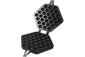 Gaufrier Cône Maker Multifonctionnel Double Face Maison Bubble Gaufrier Oeuf Bubble Gaufrier Pan Antiadhésif Hong Kong Oeuf Waffler Fer Griddle