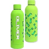 Minecraft - Personalized Kids Water Bottles, Leakproof Stainless Steel Bottle, BPA Free, 700ml, Gift for Kids, Green