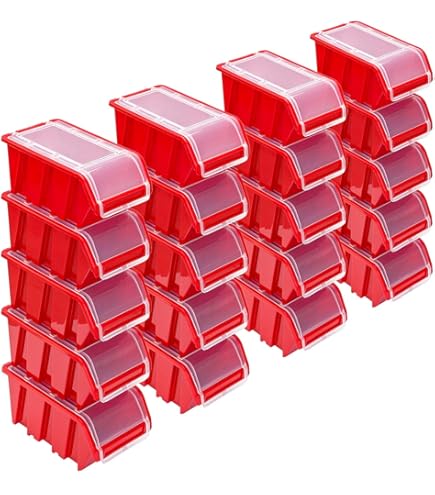 5 stuks universele metalen wandlijsten voor opbergdozen en schroefkisten, werkplaatswand