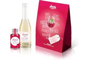TABAKLAND ...ALLES WAS ANMACHT! Amerie Genussmoment Geschenkset: 1x Sasse Amérie Chardonnay Sekt (200 ml 12,5% Vol.) & 1x Sasse Amérie Münsterländer Aperitif (50 ml 16% Vol.)