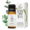 ESSENZE OLIO ESSENZIALE DI EUCALIPTO Puro al 100% Naturale, Profumo Ambiente Aromaterapia Per Diffusori, INCI Eucalyptus Glob