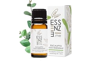 ESSENZE.ME PURO, ELEGANTE BENESSERE ESSENZE OLIO ESSENZIALE DI EUCALIPTO Puro al 100% Naturale, Profumo Ambiente Aromaterapia Per Diffusori, INCI Eucalyptus Globulus Leaf Twig Oil. Controllato e Confezionato in ITALIA.