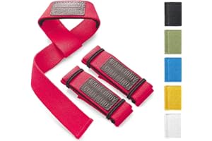 WARM BODY COLD MIND Lasso Straps Palestra - Testato a 350 kg - 3mm/6mm Neoprene - Robusto Straps Palestra, Lifting Straps, Cinghie Sollevamento Pesi, Gym Straps, Powerlifting Deadlift, Uomo Donna