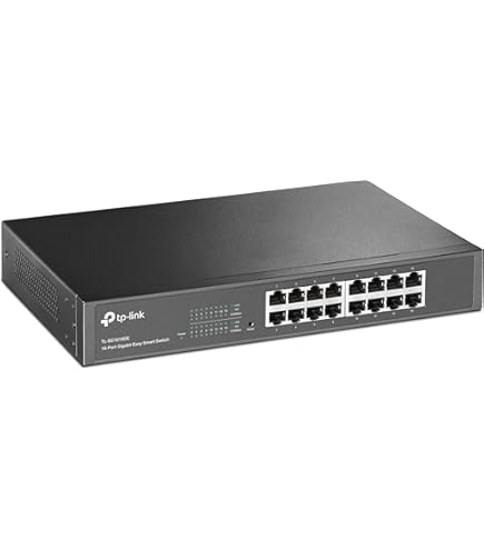 TP-Link TL-SG1016PE 16-Port Easy Gigabit Smart Switch with 8-Port