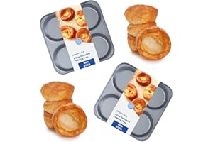 STAR SUPPLIES 4 Cup Giant Non-Stick Yorkshire Pudding Baking Tray (1)