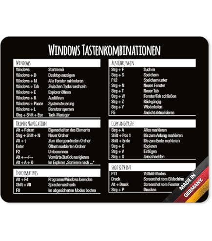 Grote Excel-muismat met snelkoppeling met gids | Uitgebreide bureaumat met Excel-snelkoppelingen en formules | Waterdicht | XL gigantische muismat voor bureau multispandex en rubber 90,2 cm x 39,7 cm