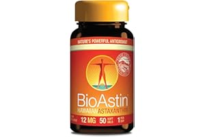Nutrex Hawaii, BioAstin, Hawaiian Astaxanthin, 12 mg, 2-Day-Depot, 50 Soft Capsules, Vitamin E, Gluten Free, Soy Free, Non-GMO