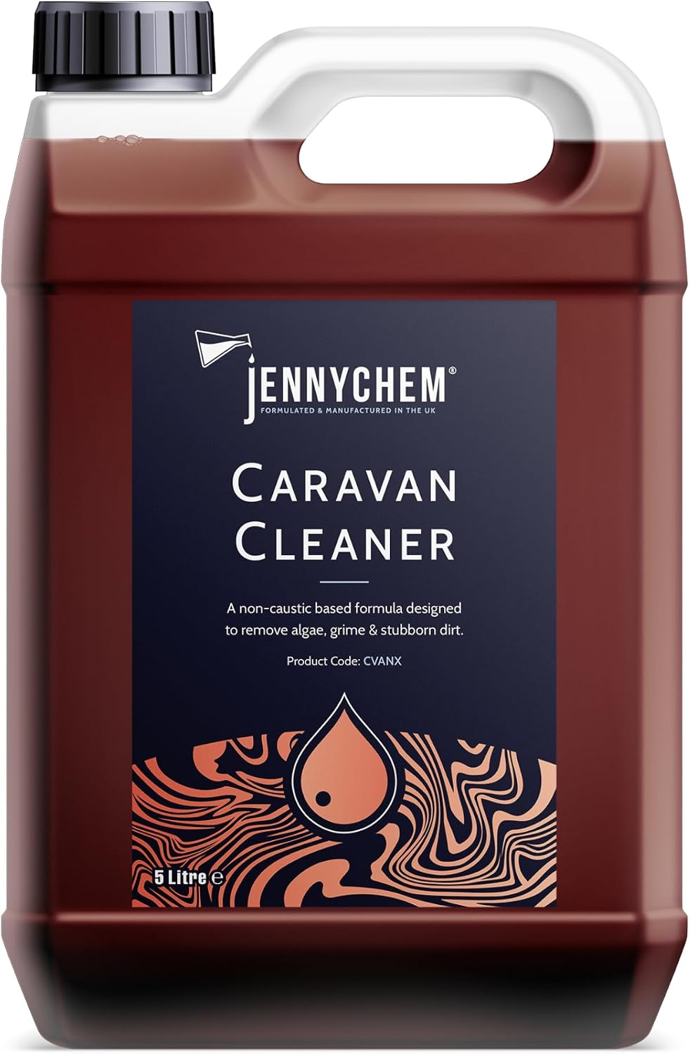 Concentrated Motorhome & Caravan Cleaner (5L) - Campervan Cleaner - Algae and Caravan Black Streak Remover on All Caravan Surfaces