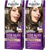 Palette G&ouml;z Alıcı Renkler K&uuml;ll&uuml; Kumral 7.1 Pentanol &amp; Besleyici Yağ İ&ccedil;eren Sa&ccedil; Boyası X 2 Adet