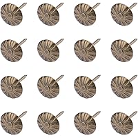 MICGEEK 100 Stücke Polsternägel Ziernägel Vintage Polsterung Nägel Sofa Schaum Nagel Polster dekorative Möbel Nägel…