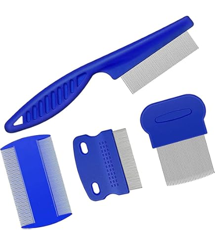 6 Pezzi Pettinino Pidocchi Pettine Rimozione Pidocchi,MWOOT Denti - Foto 9