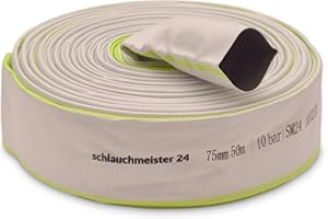 CALEIDO-CONCEPT IDEEN FÜR DEIN LEBEN Ø 75 mm – 3 Pollice, 50 Metri di Tubo in Tessuto | Industriale | da Costruzione | Piatto