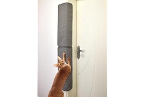 MIAOGE Tiragraffi Tappetino per Gatti,2 Pezzi 66X30cm in Sisal Naturale,Tiragraffi da Parete