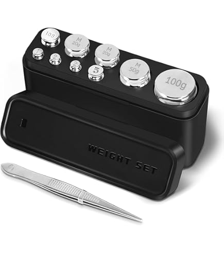 Präzisions-Kalibriergewicht Set 205g - 6-teilig M2 Edelstahl Für Digitalwaagen