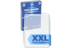 Toploader XXL pour Cartes Pokemon Jumbo - Pochettes Rigides de Protection pour Grandes 154 x 208 mm - Etui Transparent Protec