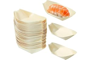 FENGQQKJ Cuencos para aperitivos, cuencos de bambú, cuencos de madera, cuencos para aperitivos, salchichas, salchichas, salchichas, salchichas, salchichas, cuencos de patatas, cuencos de papel, platos