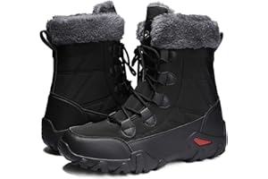 Hanani Stivali da Neve scarpe uomo invernali Stivaletti Outdoor Impermeabile Caldi Scarponi Trekking Scarpe Comodo