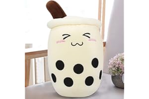 DREAFLY Bubble Tea Plüschtier Doll Plüschkissen,35 cm Cartoon Plüsch Kuscheltier Doll Tea Cup Umarmungskissen Kissen Kinderspielzeug für Geburtstag