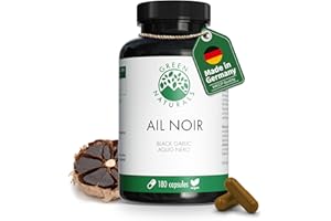 Ail Noir fermenté - Haute dose: 750 mg (extrait 15:1) - Equivalent à 11250 mg par jour - Green Naturals®
