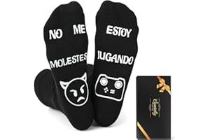Sunia Regalos originales para hombre, Calcetines hombre divertidos, Calcetines antideslizantes hombre, Regalos para padres abuelo marido novio