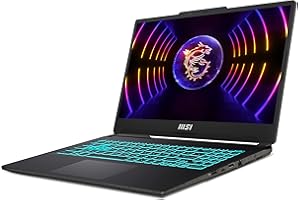 Msi Cyborg 15 A13VE-840XES Ordenador Portátil Gaming 15.6" FHD 144Hz (Intel Core i5-13420H, 16GB RAM, 512GB SSD, RTX 4050-6GB, Sin Sistema Operativo) Negro Traslucido, Teclado QWERTY Español