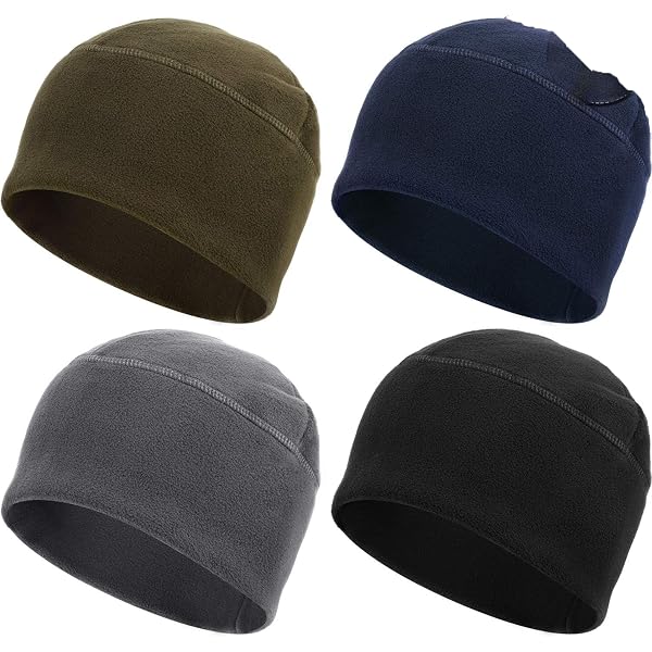 Wheebo 12-Pack Knit Beanie Hats - Cuffed Winter Skull Cap, Unisex For Men & Women, Acrylic, One Size Fits All - View #3