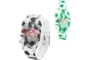 Kiddus Digital LED Watch for Girls, Boys, Kids. Soft Silicon Wristwatch for Children and Adults. Japanese Battery