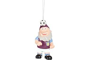 FOCO Premier League Football Aston Villa Fan Gnome Hanging Christmas Ornament Decoration