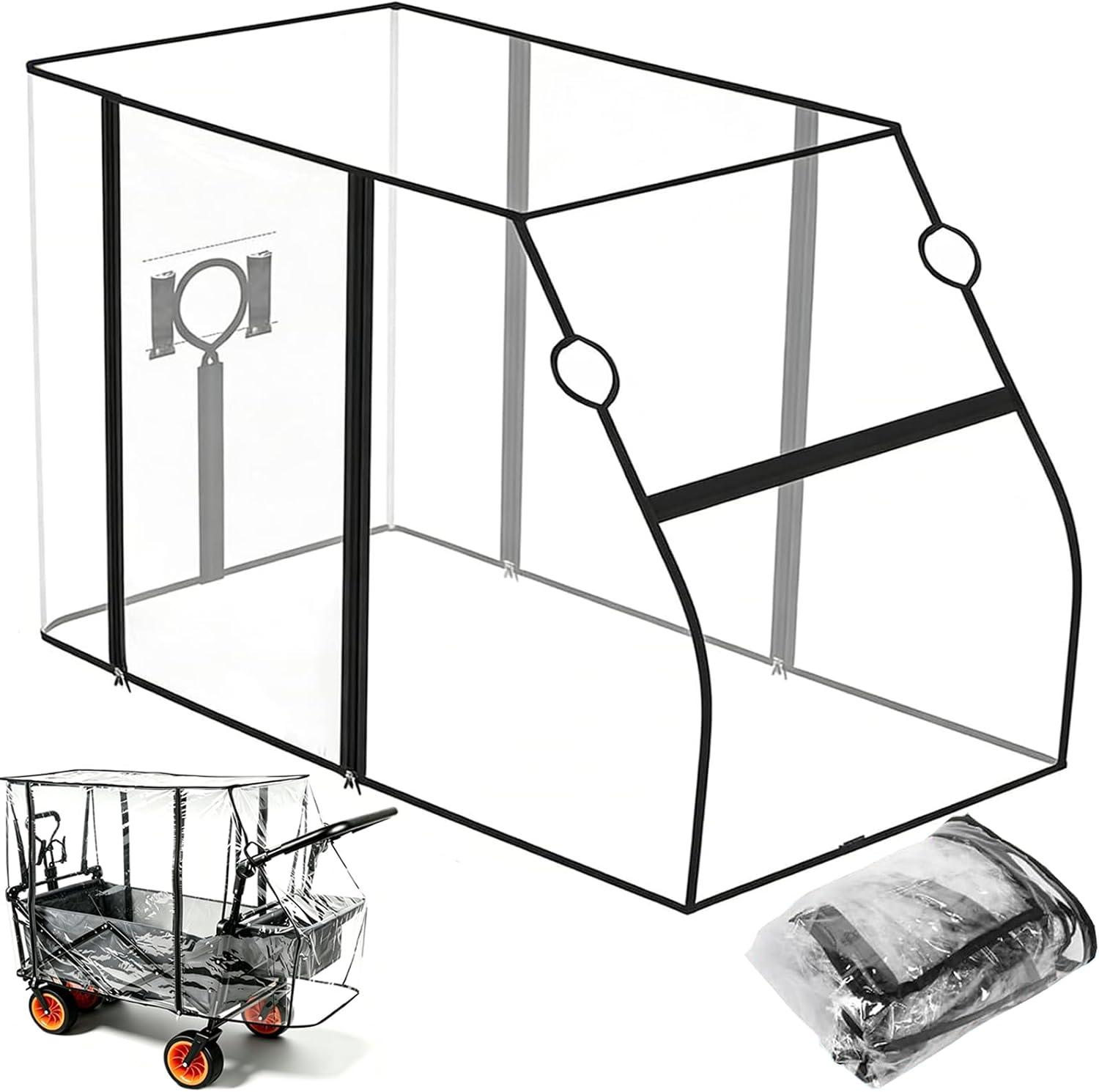 Technische Daten & Spezifikationen : Universal Bollerwagen Regenschutz 115 X 51 X