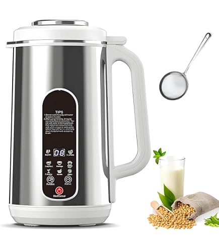 Macchina Per Latte Di Noci 1400ml – 16 Lame, 9 Funzioni, Pulizia Automatica E Timer 12h, Per Latte Di Soia, Mandorle, Avena E Sughi