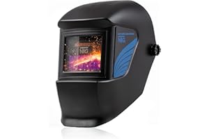 ‎NTG NTG Automatik Schweißhelm | Professioneller Schutz und Komfort beim Schweißen | Schweißmaske mit automatischer Verdunkelung und höchster Sichtqualität